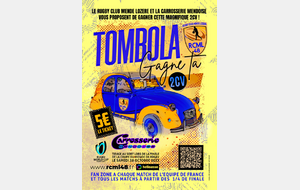 TOMBOLA  2CV  RCML = 5 €
