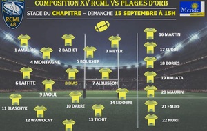 Compo équipe senior