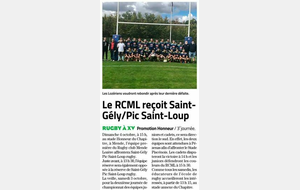 MENDE-Pic st Loup avant match