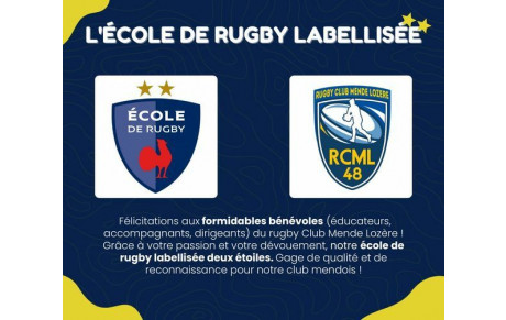 Ecole de rugby RCML Labellisée **