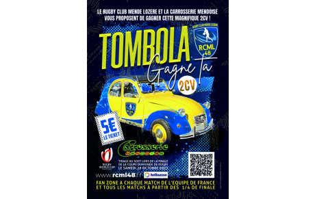 TOMBOLA  2CV  RCML = 5 €